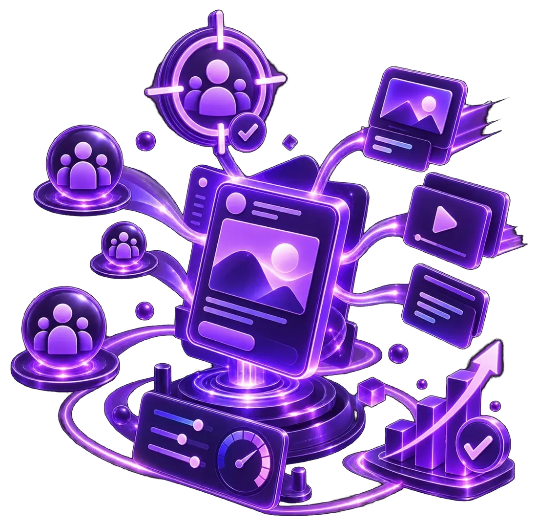 Visual representing Meta Ads & Campaign Management